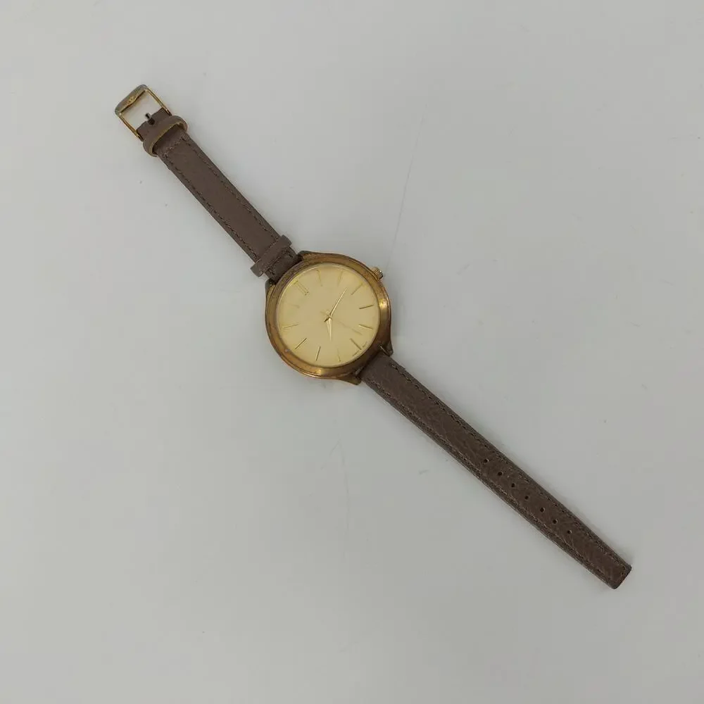 Francesca's Analog Wristwatch Brown Watch Quartz Movt
